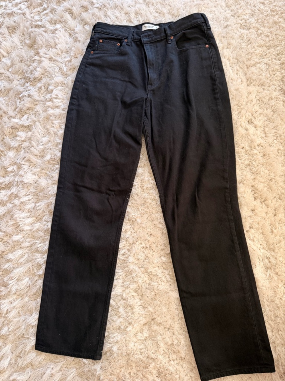 Abercrombie & Fitch Black Straight Jeans